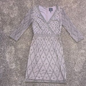 Adrianna Papell sequin dress